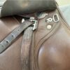 Bates Elevation Deep Seat Luxury Brown Leather Saddle