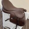 Bates Elevation Deep Seat Luxury Brown Leather Saddle