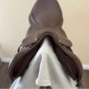Bates Elevation Deep Seat Luxury Brown Leather Saddle