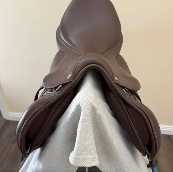 Bates Elevation Deep Seat Luxury Brown Leather Saddle