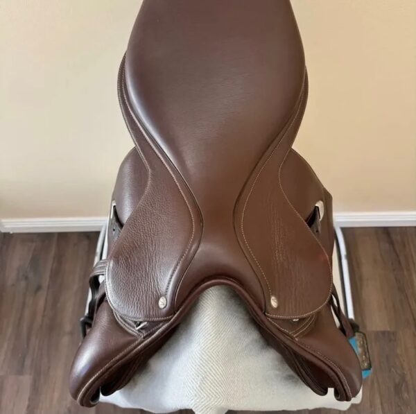 Bates Elevation Deep Seat Luxury Brown Leather Saddle