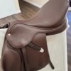 Bates Elevation Deep Seat Luxury Brown Leather Saddle