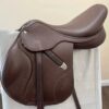 Bates Elevation Deep Seat Luxury Brown Leather Saddle
