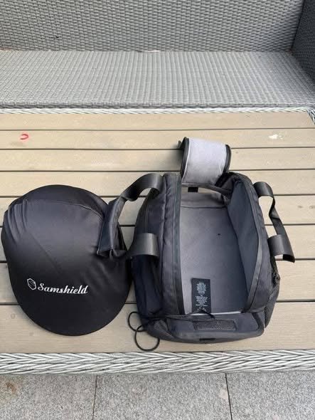 Samshield Black Riding Helmet